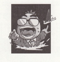 Aoyama wird von einem Hai verfolgt